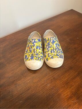 Native Jefferson Kids Camo Print Slip-On Shoes Size C8